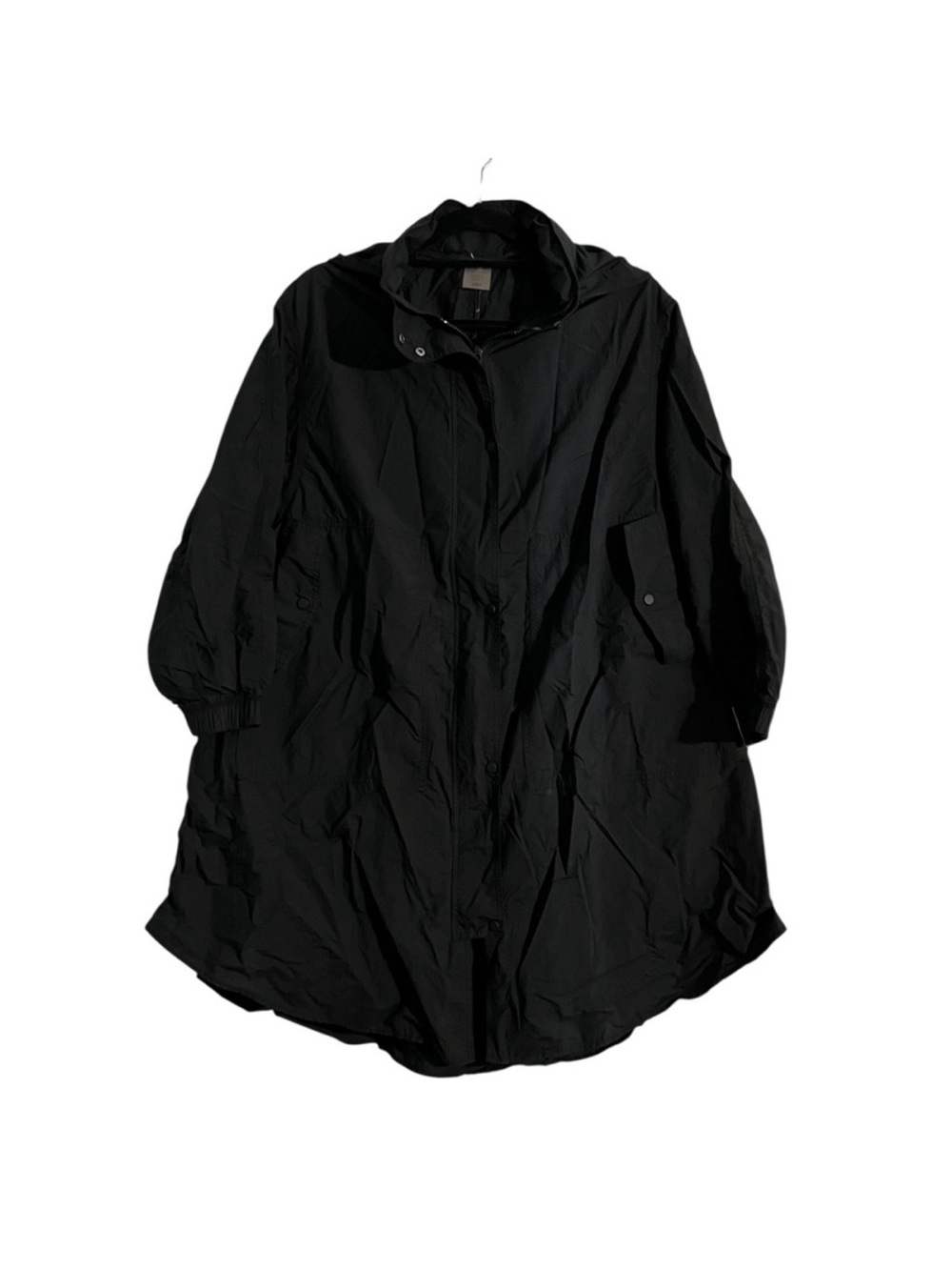 CALIA by Carrie Underwood Black Hooded Rain Parka